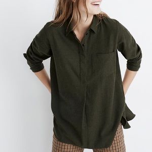 Madewell Flannel Button Back Shirt